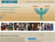 Tablet Screenshot of oremet.org
